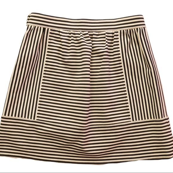 MADEWELL Swivel Ponte Striped Skirt Size 4 - Picture 5 of 8